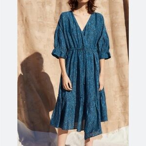 Apiece Apart Anichka Dress Blue - Size 6